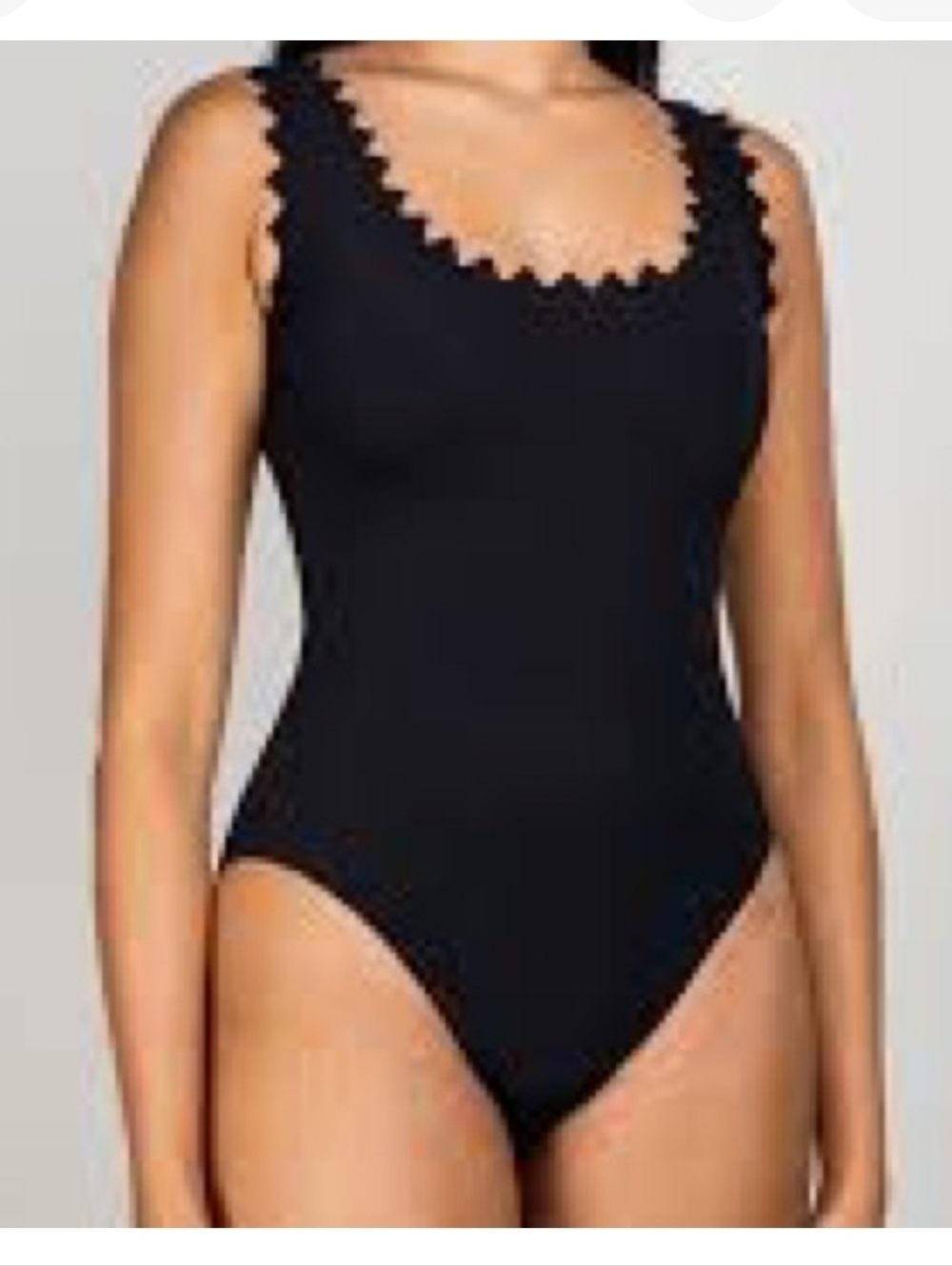 Karla Colletto Women's INES Rick Rack Underwire One Piece Swimsuit Black 8 25237